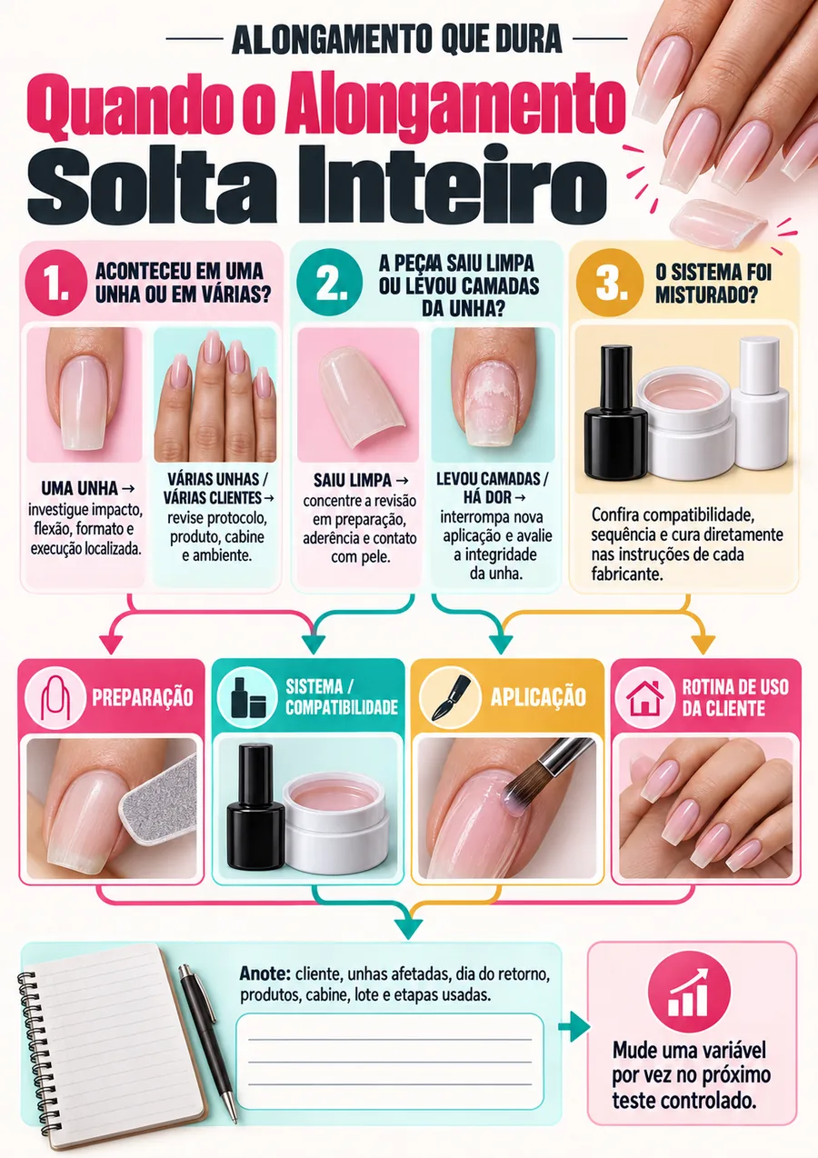 Página real do material Alongamento que Dura